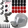 Soportes y Abrazaderas para Cámara para Casco de Motocicleta, Girar