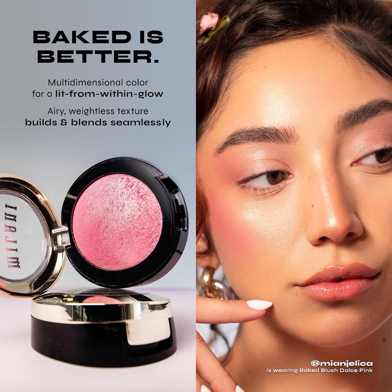 Milani Rubor Acabado Natural Tono Romantic, Rose Powder Blush