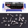 Hilitchi 510pcs M3 M4 M5 Stainless Steel Hex Socket Head
