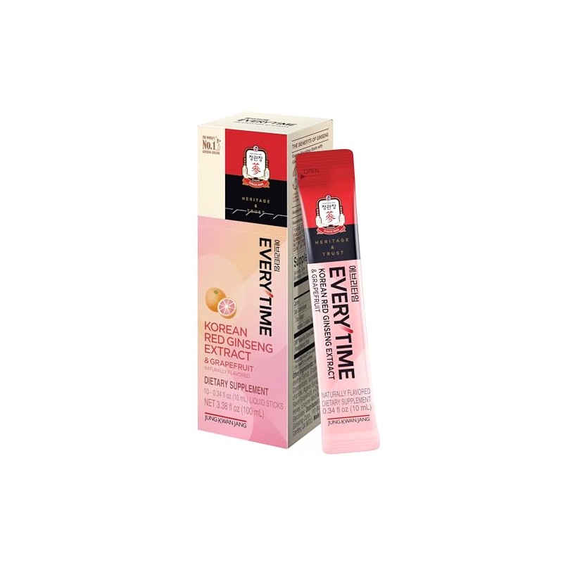 Jung Kwan Jang Extracto Ginseng Rojo Coreano Everytime Grapefruit 1000