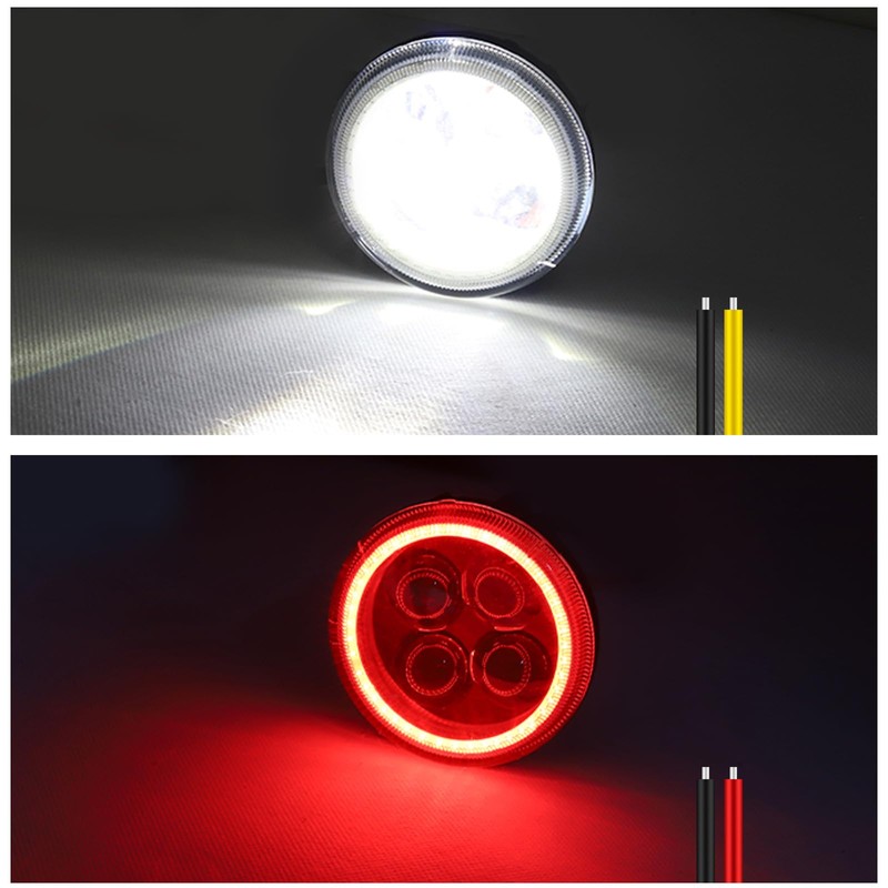Aoling Motorcycle Fog Light LED Squid Ring