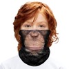 ShopINess Multifunctional tube scarf for children (6-14 years) - chimpanzee