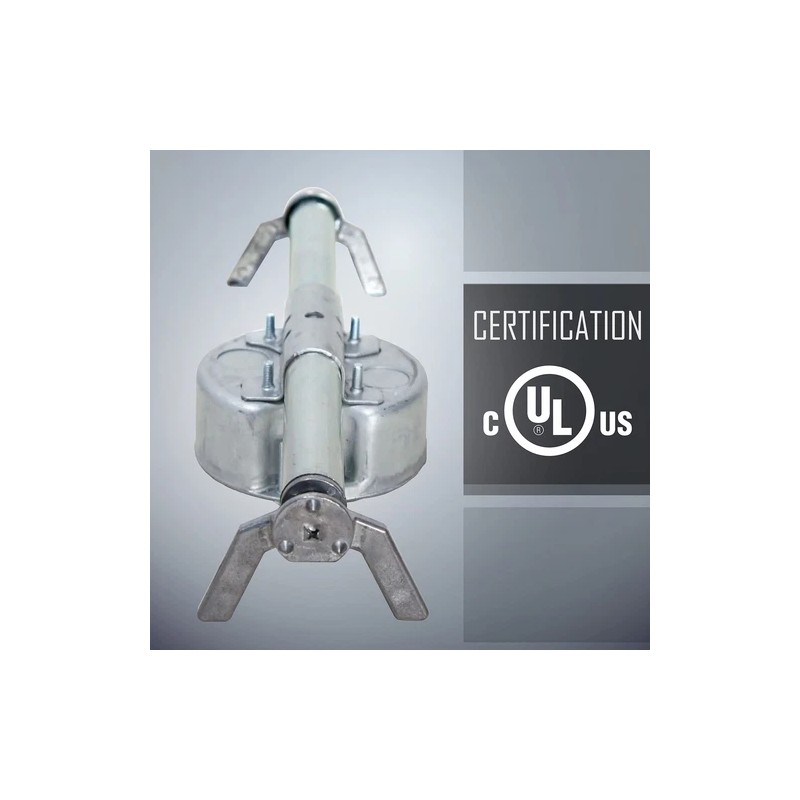 Hubbell RACO 4 Inch Electric Ceiling Fan Box Adjustable for