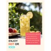 TeeLux Decaf Peach Ginger Green Tea, Mild Decaffeinated Green Tea