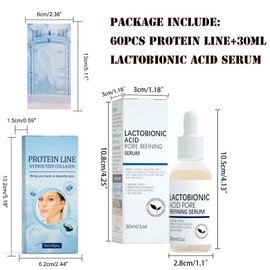 Mikabila (05) InstaLift Protein Thread Lifting Set, Collagen Silk Threads for Silk Thread Lifting Thread Lifting for Skin Tightening, Lifting Face for Lifting the Jaw Line, 30 ml + 60 Pieces