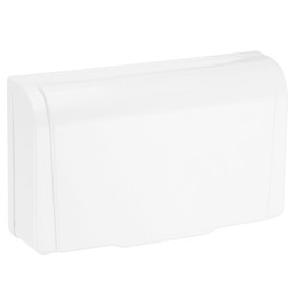 sourcing map Outdoor Plug Cover 118 Type Protector Outlet Box Weather Proof Outdoor Electrical Power Outlet Cover Electrical Box Cover White for Bathroom 1pcs