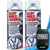 4TRESS E-TECH 2 x 400ml Clear Alloy Wheel Lacquer Chip