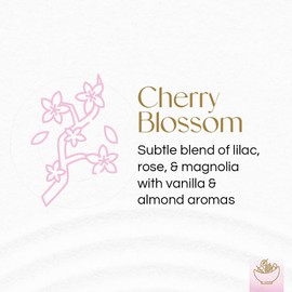 Gonesh - Potpourri - Home Decor - Natural Botanicals & Fresh Fragrances - Cherry Blossom Scent - 12 oz. Acetate Gift Box