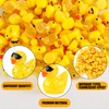 100 x Mini Ducks, Small Yellow Ducks, Miniature Figures, Mini