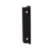 Van Dyke's Restorers Antique Iron Rimlock Replacement Catch Plate, Matte Black Powder, 4"