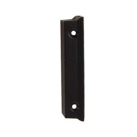 Van Dyke's Restorers Antique Iron Rimlock Replacement Catch Plate, Matte Black Powder, 4"