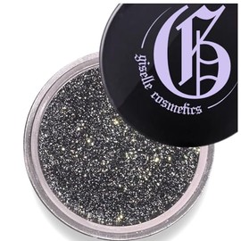 Diamond Coal Sombra de Ojos - Polvo de Purpurina Suelta Mineral Orgánico - Paleta de Sombra de Ojos Brillo Sin Talco, No Tóxico, Sin Talco - Pigmento 