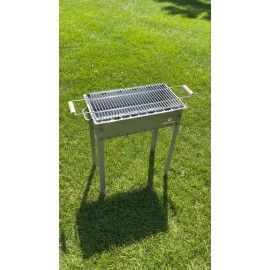 Timeless Steel Large Stainless Grill Mesh for BBQ Grill / MANGAL for 10 skewers