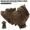 Pet Bathrobe Warm Flannel Quick Drying Dog Hooded Bath Towel
