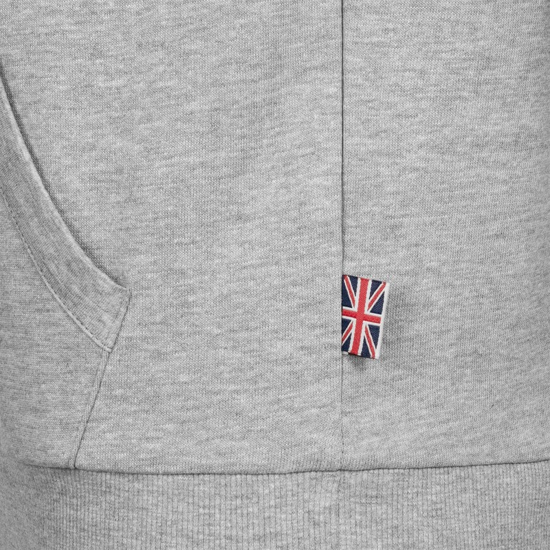 Lonsdale Fremington Hoodie Men's Hoodie Grey, Marl Grey