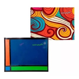 Estrella 20 Cuadernos F. Italiana Pasta Dura C. Grande 96 H Estrella