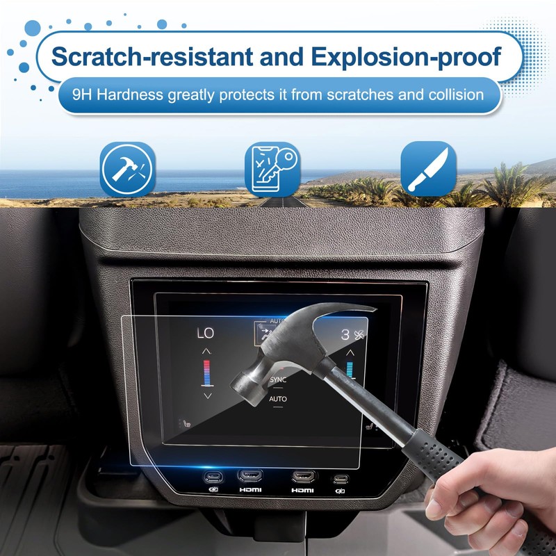 2025 2026 Yukon Rear Screen Protector for GMC Yukon (AT4