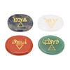 Reiki Balance Stones with Engraved Palm Size Crystals in Various
