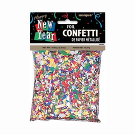 Multicolor Foil Confetti - 2.5 oz. - Eye-Catching & Premium Quality Design - Ideal for New Year's Eve, Birthdays, Themed & Children's Parties