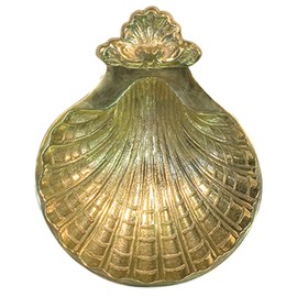 Sudbury Brass Baptismal Shell Keepsake, 5 1/2 Inch