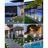 btfarm 10 Pack Solar Lights Outdoor, 8 LED Solar Ground