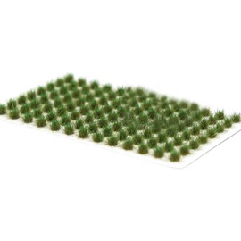 Miniature Vegetation Landscape Bushy Shrubs Tuft with Model Bases War Game DIY Terrain Scenery (A)