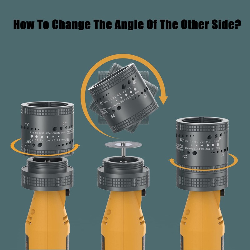 SONNLER Tungsten Electrode Sharpener Grinder Head,TIG Welding Tool with Cut-Off