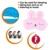 Ulife Mall Funny 3D Cute Rabbit Sleeping Mask Plush Sleeping