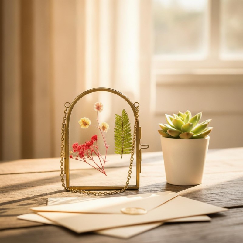 16 Pcs Glass Frame for Pressed Flowers 3.5 x 2.5