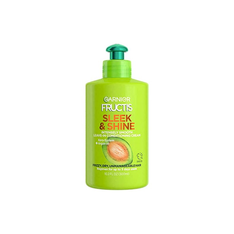 Garnier Fructis Sleek and Shine Intensely Smooth Leave-in Conditioning Cream,