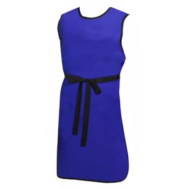 ATTENUTECH Economy Apron Frontal, Tie-Front, .50mm Pb LE, Lightweight, Royal Blue (Large)