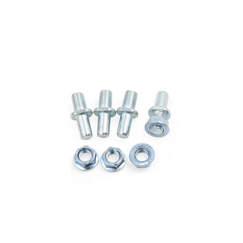 A ABSOPRO 4Pcs Silver Tone Motorcycle Rear Driven Sprocket Screw