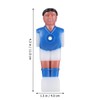 SEWACC 10cs Foosball Men Replacement Foosball Player Figurine Foosball Accessories