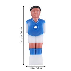 SEWACC 10cs Foosball Men Replacement Foosball Player Figurine Foosball Accessories Soccer Table Parts