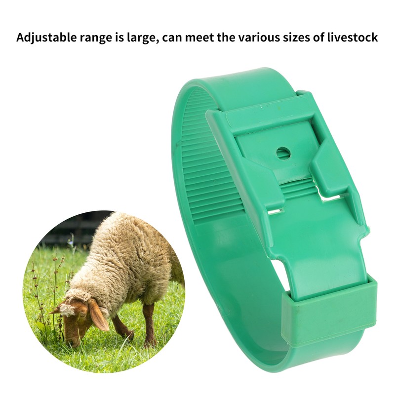10Pcs Goat Collar Sheep Identification Bands Livestock Marking Ring Farming
