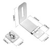 GEMASP Hasp Latch 2 Pack, 90 Degree Solid 304 Stainless