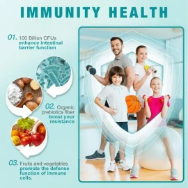 Probioticos + Limpieza Colon 90 Niños Y Adultos Eg J59