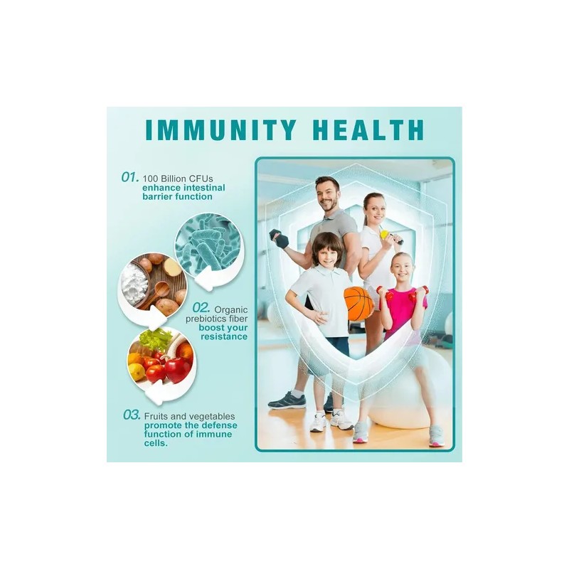 Probioticos + Limpieza Colon 90 Niños Y Adultos Eg J59