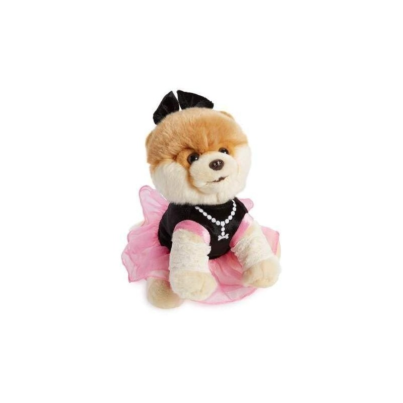 Adorable Dog Plush with Pink Tutu