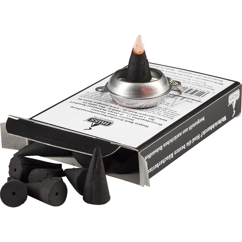 Huss - Fine Neudorfer Incense Cones with Pan Base -