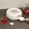 KAYCROWN Teapot Warmer, Ceramic Tea Warmer with Tealight Holder, Teapot