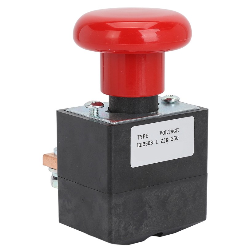 Emergency Push Button Switch DC80V Reliable Emergency Stop Switch Replacement