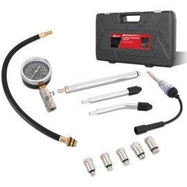 Nilight Engine Compression Tester Kit, 11 PCS with Spark Plug Tester, Automotive Cylinder Pressure Gauge Tool Set for Gasoline Engines