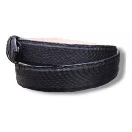 EL MALCRIADO Cinturón Vaquero Piel De Pitón Original Natural Tipo Cuadra