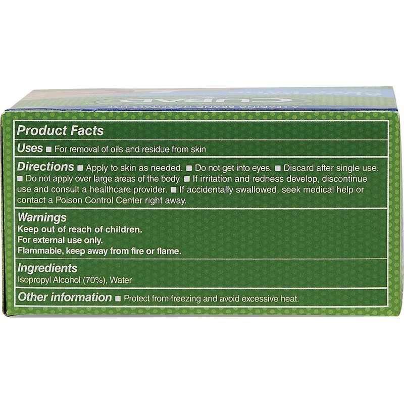 Curad Alcohol Disinfectant Prep Pads, 2-ply, Medium Size, 200 Count