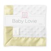 SwaddleDesigns Baby Lovie, Small Security Blanket, Plush Dots with Satin