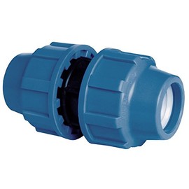 Cornat T610032 Irrigation System Coupling for PE Pipe, Diameter 32 mm, Polypropylene, for Cold Water