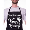 Print4U Personalise This Apron King Of Curry Any Name Here