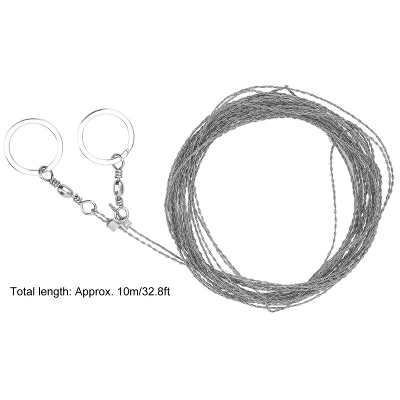 Outdoor Fretsaw Portable 10m Steel Wire Wilderness Survival Universal Stainless