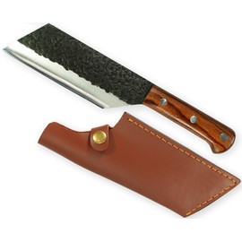 Montana 12 Inch Kitchen Utility Knife - Chef Quality High Carbon Forged Stainless Steel - Full-Tang w/Ergonomic Rosewood Handle - Butcher Thick Cuts of Beef and Pork or Delicate Cuts for Veggies